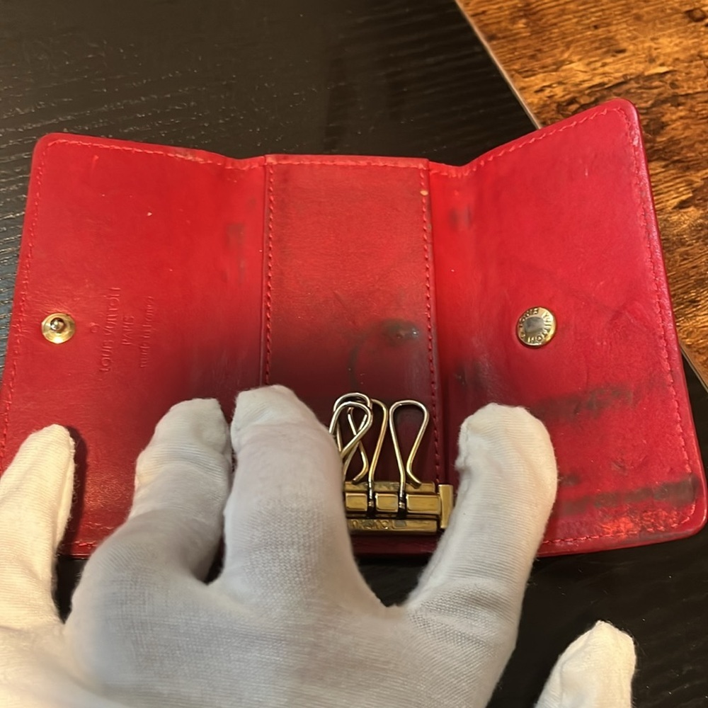 Louis Vuitton Monogram Vernis Multicles 4 Key Holder Wallet case - Picture 4 of 9